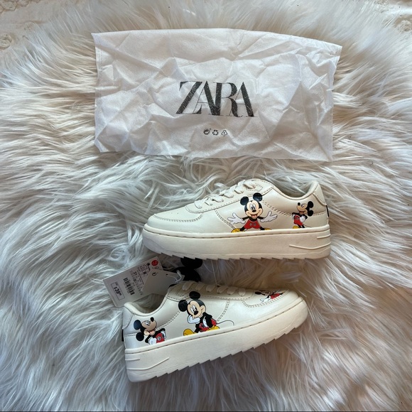 Zara Shoes Nwt Disney X Zara Mickey Mouse Sneakers Poshmark